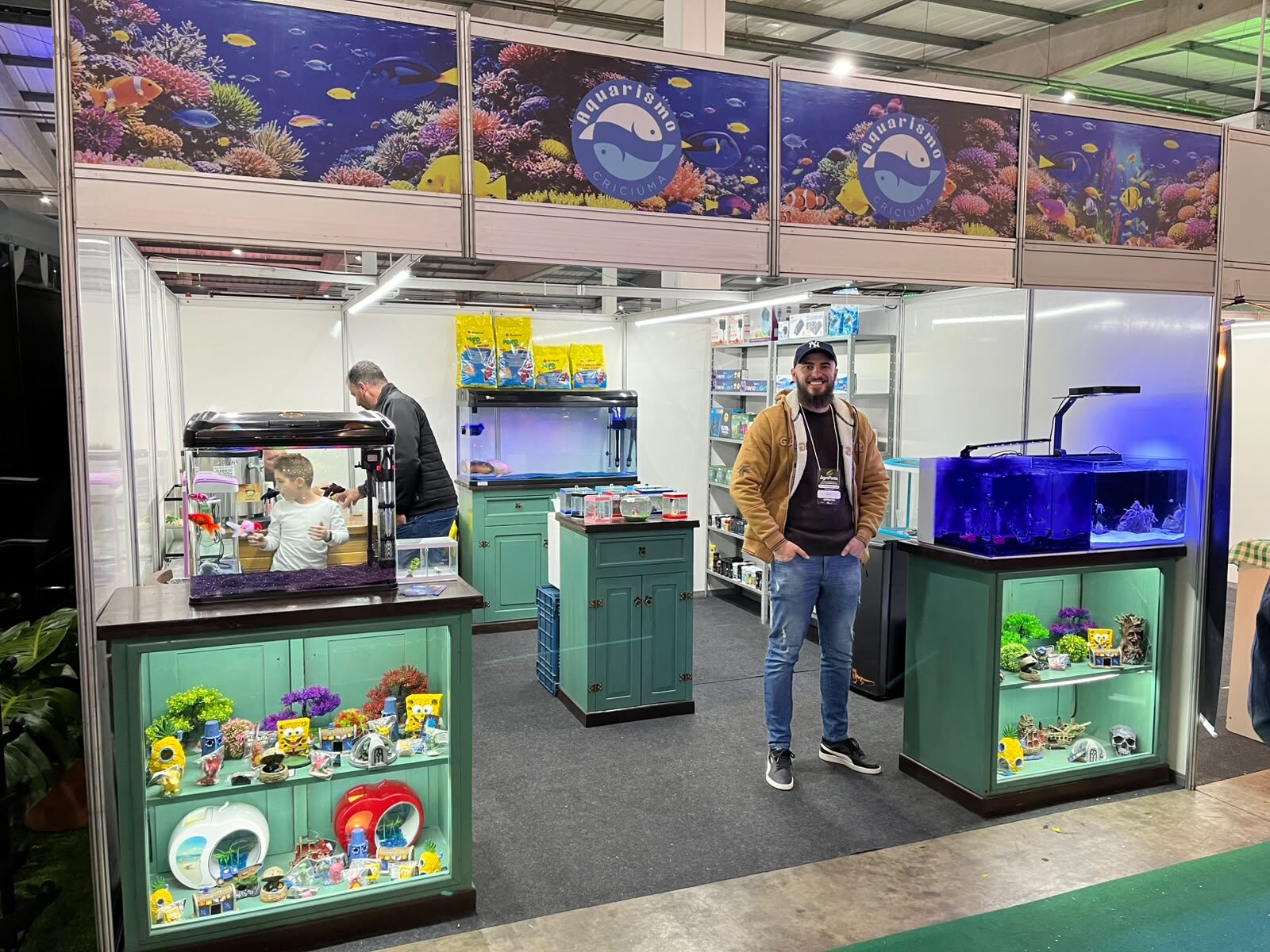 Nemo e uma das atracoes do estande da Aquarismo na Feira AgroPonte 3